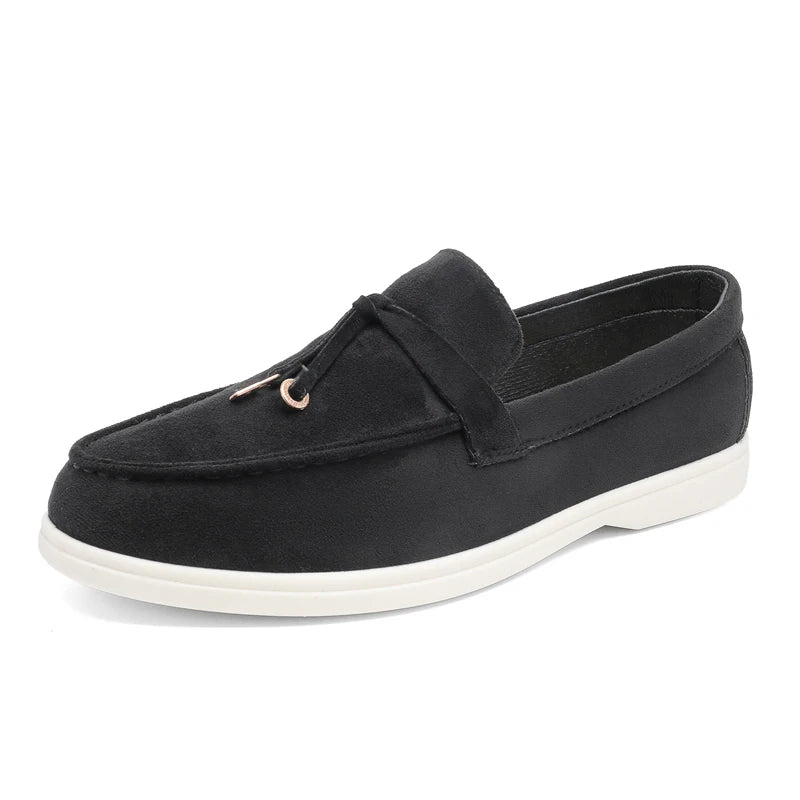 Mocassin noir pour homme